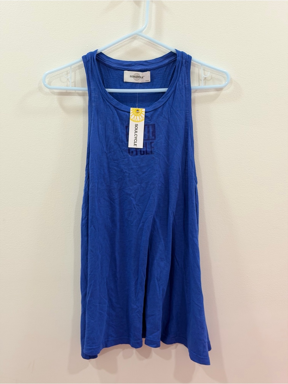 SoulCycle Women's Royal Blue Tank Top size large